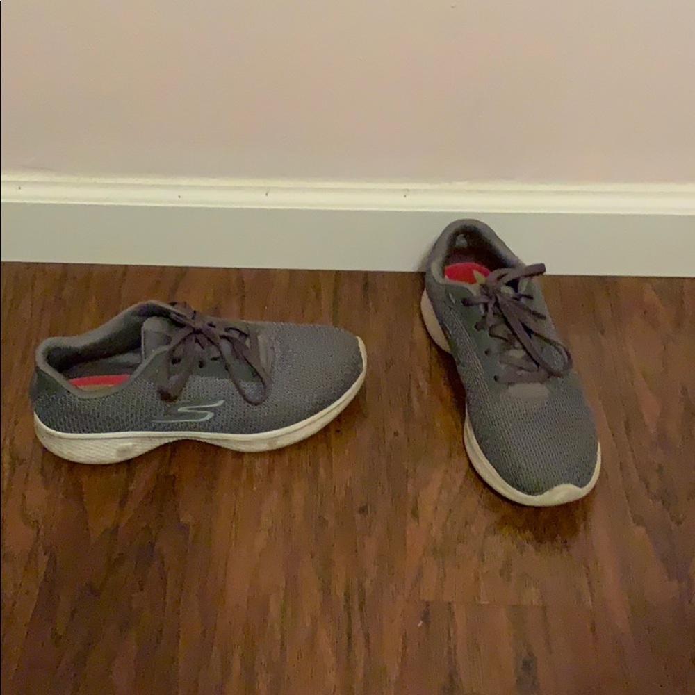 Grey sneakers